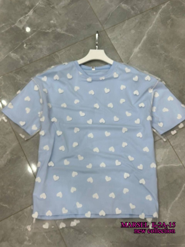 Женская футболка голубая купить в Интернет-магазине Садовод База - цена 750 руб Садовод интернет-каталог
