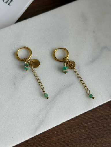 🪩Серьги с амазонитом САДОВОД официальный интернет-каталог