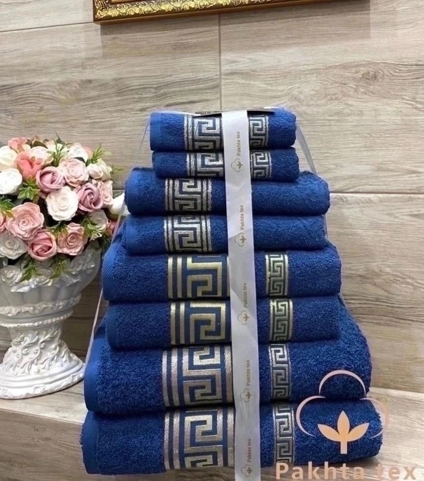 Комплект из восьми полотенца VERSACE ⭐️💫 купить в Интернет-магазине Садовод База - цена 1250 руб Садовод интернет-каталог