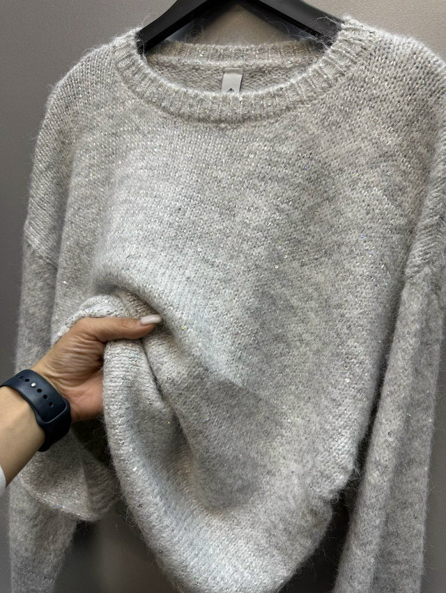 Свитер женский серый купить в Интернет-магазине Садовод База - цена 1250 руб Садовод интернет-каталог