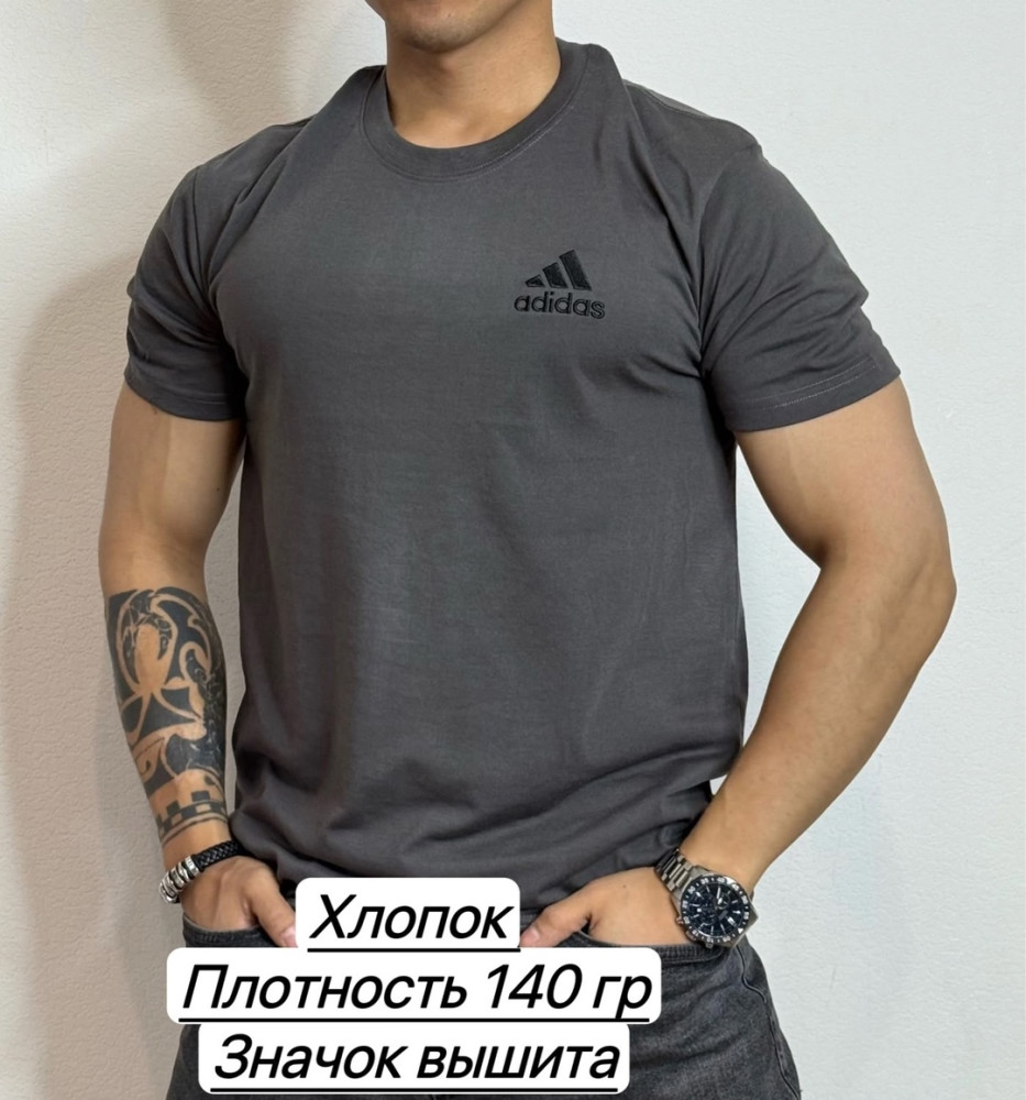 Мужская футболка серая купить в Интернет-магазине Садовод База - цена 350 руб Садовод интернет-каталог