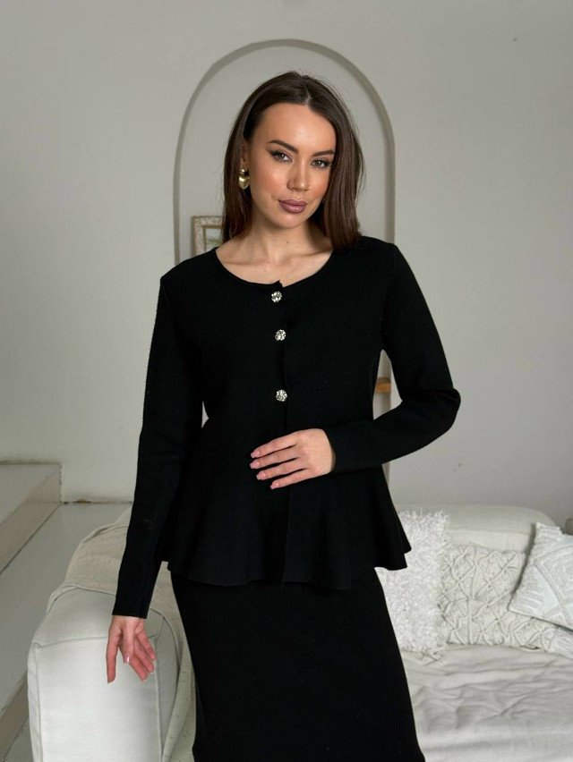 Женский костюм черный купить в Интернет-магазине Садовод База - цена 2400 руб Садовод интернет-каталог