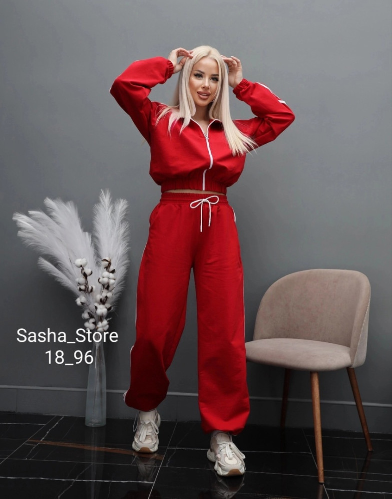 Спортивный женский костюм красный купить в Интернет-магазине Садовод База - цена 1350 руб Садовод интернет-каталог