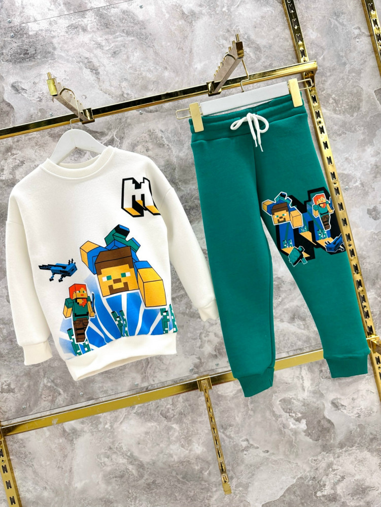 Детский костюм зеленый купить в Интернет-магазине Садовод База - цена 1299 руб Садовод интернет-каталог