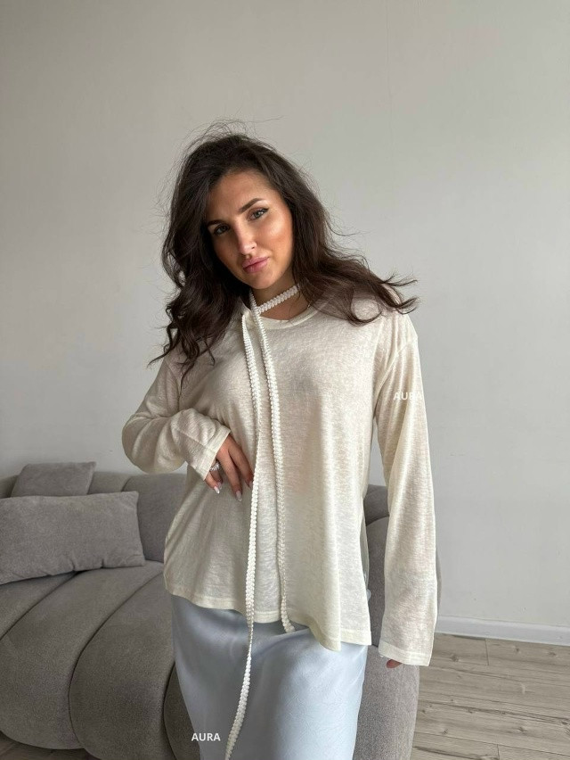 Лонгслив молочный купить в Интернет-магазине Садовод База - цена 1400 руб Садовод интернет-каталог