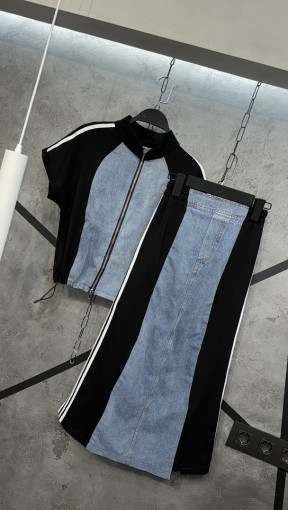 Стильные джинсовые костюмы САДОВОД официальный интернет-каталог