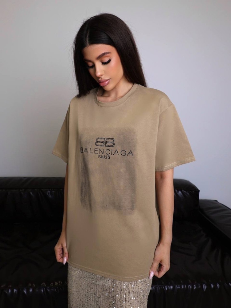 Женская футболка коричневая купить в Интернет-магазине Садовод База - цена 900 руб Садовод интернет-каталог