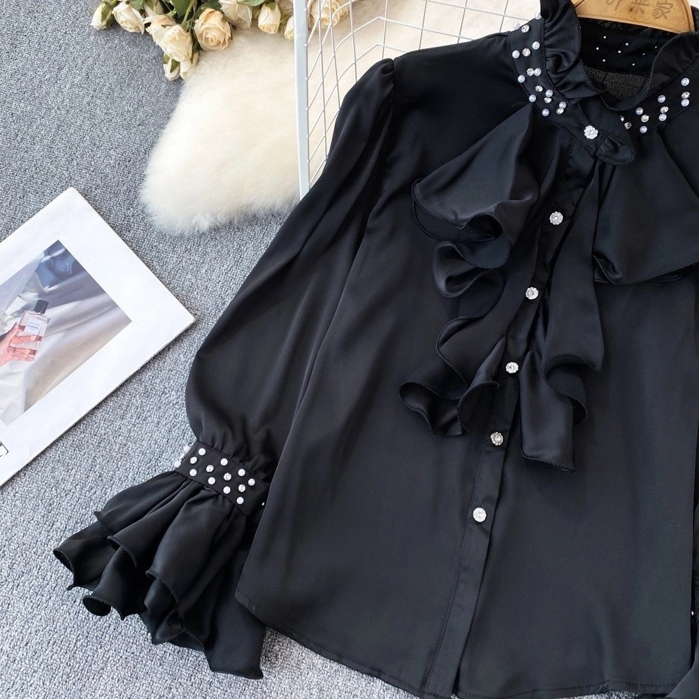 блузка черная купить в Интернет-магазине Садовод База - цена 1400 руб Садовод интернет-каталог