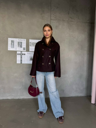 Полупальто с пуговицами САДОВОД официальный интернет-каталог