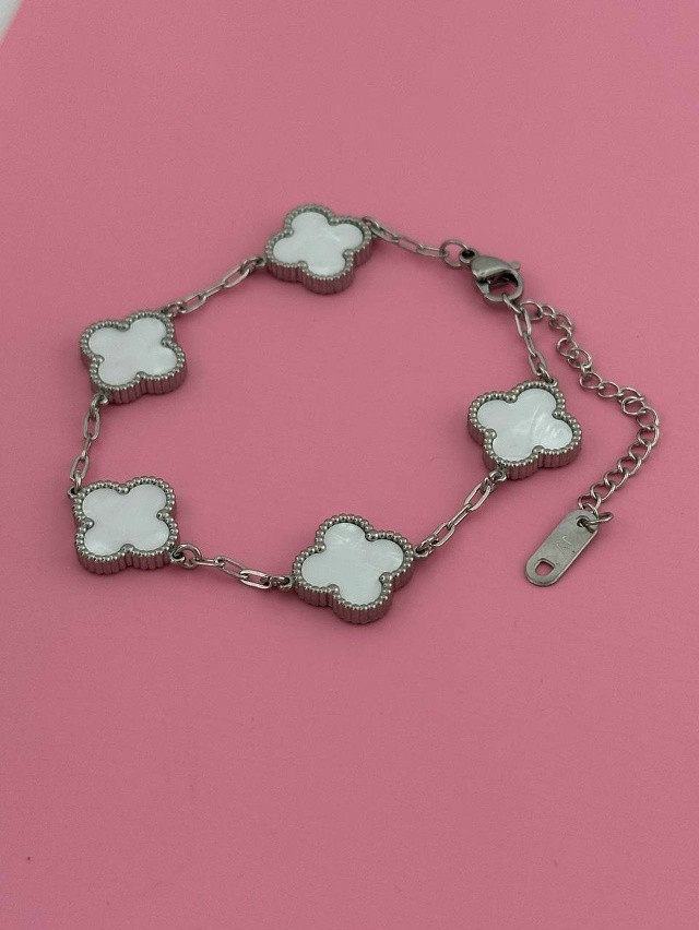 🤍 Браслет с 5 клеверами купить в Интернет-магазине Садовод База - цена 250 руб Садовод интернет-каталог