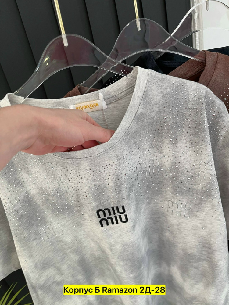 Женская футболка светло-серая купить в Интернет-магазине Садовод База - цена 700 руб Садовод интернет-каталог