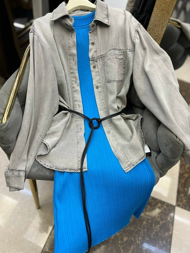 Женская рубашка серая купить в Интернет-магазине Садовод База - цена 2100 руб Садовод интернет-каталог