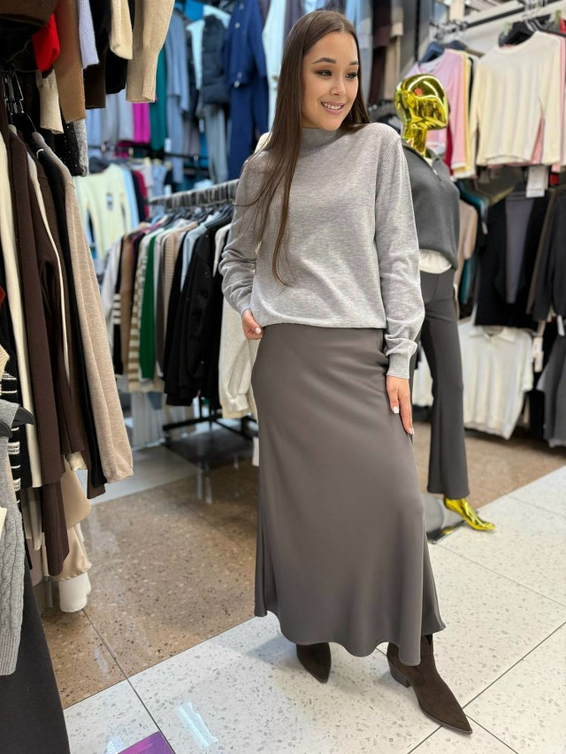 юбка темно-серая купить в Интернет-магазине Садовод База - цена 1000 руб Садовод интернет-каталог