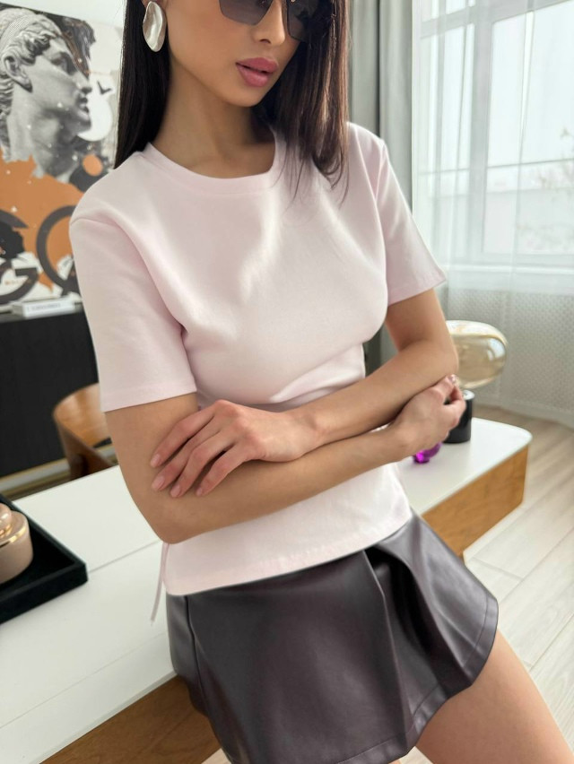 Женская футболка розовая купить в Интернет-магазине Садовод База - цена 1000 руб Садовод интернет-каталог