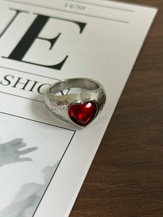 ❤️ Кольцо с алым сердцем купить в Интернет-магазине Садовод База - цена 300 руб Садовод интернет-каталог