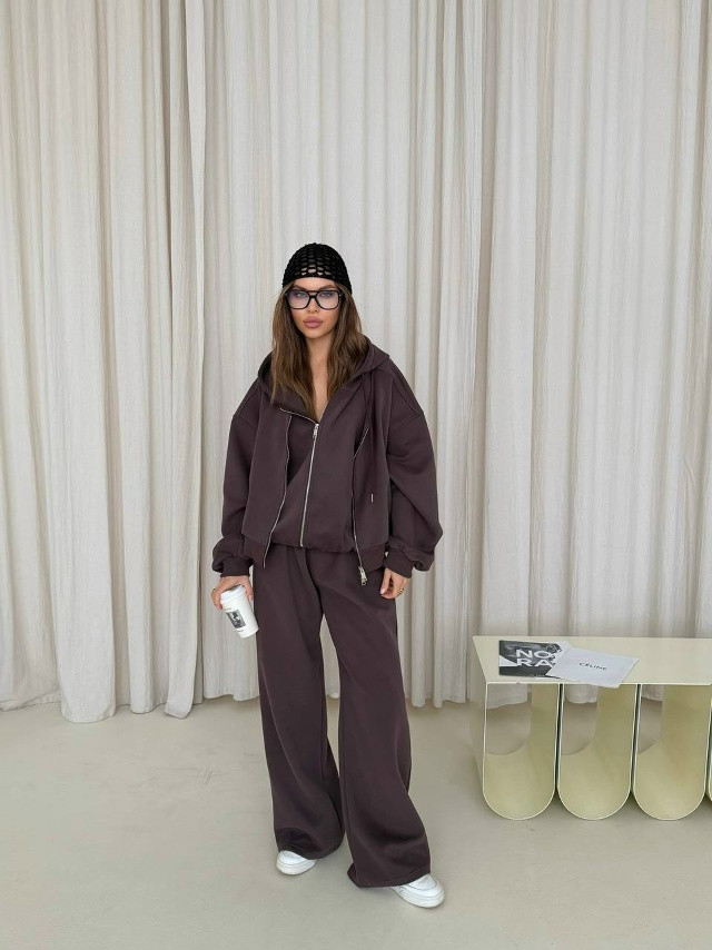 Женский костюм коричневый купить в Интернет-магазине Садовод База - цена 3000 руб Садовод интернет-каталог