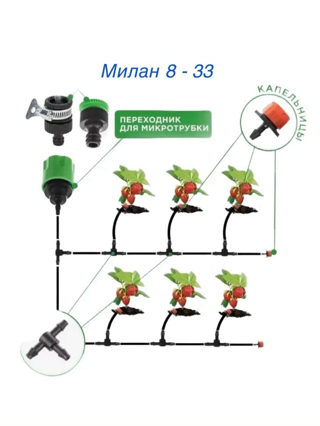 Система капельного полива купить в Интернет-магазине Садовод База - цена 320 руб Садовод интернет-каталог