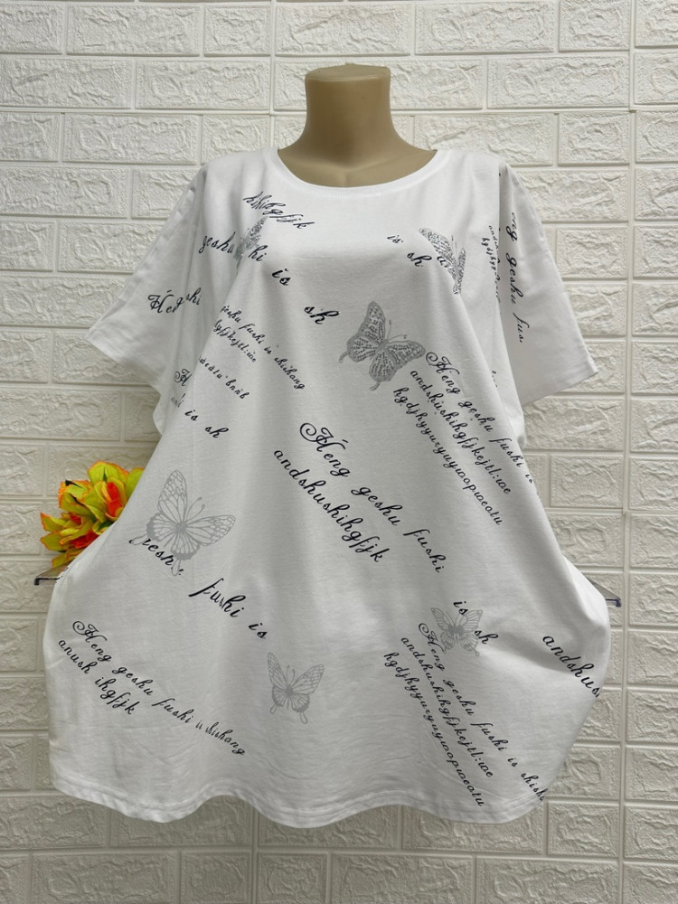 Женская футболка белая купить в Интернет-магазине Садовод База - цена 650 руб Садовод интернет-каталог