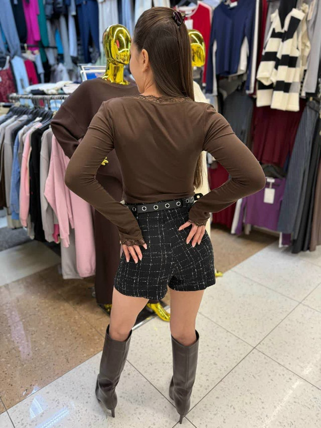 Лонгслив коричневый купить в Интернет-магазине Садовод База - цена 950 руб Садовод интернет-каталог