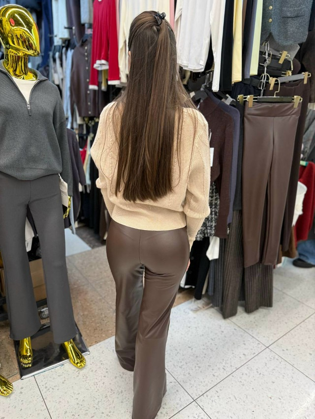 Лосины коричневые купить в Интернет-магазине Садовод База - цена 850 руб Садовод интернет-каталог