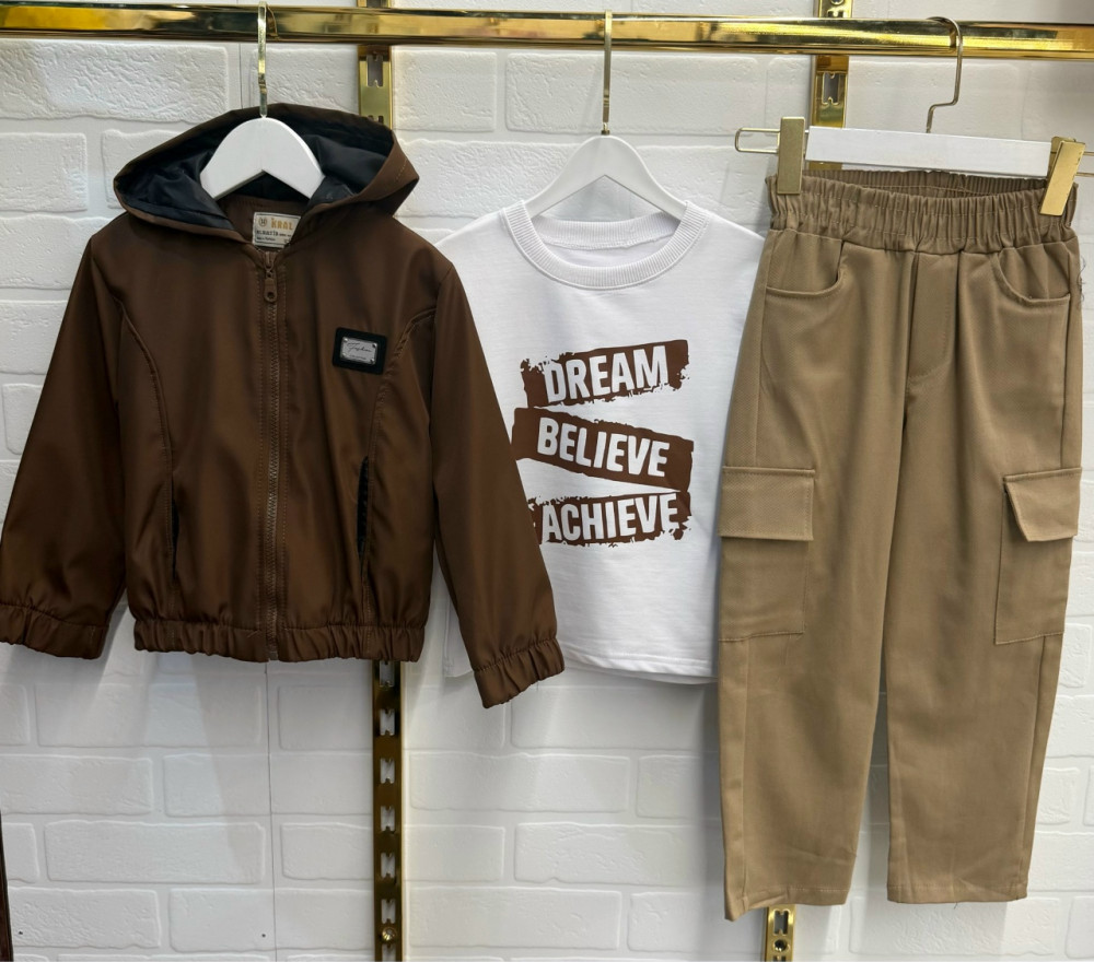 Детский костюм коричневый купить в Интернет-магазине Садовод База - цена 2099 руб Садовод интернет-каталог