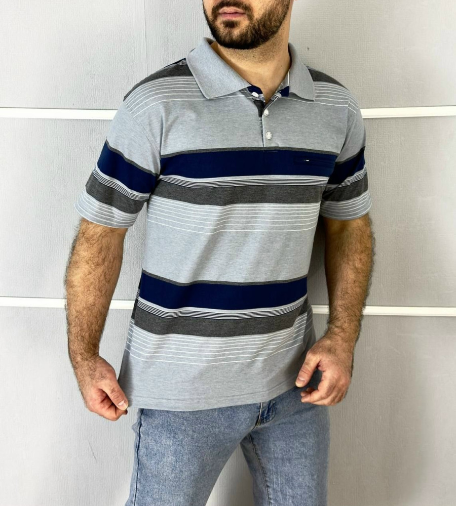 Мужская футболка серая