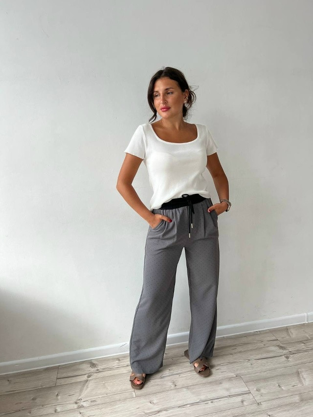 Женские брюки серые купить в Интернет-магазине Садовод База - цена 1800 руб Садовод интернет-каталог