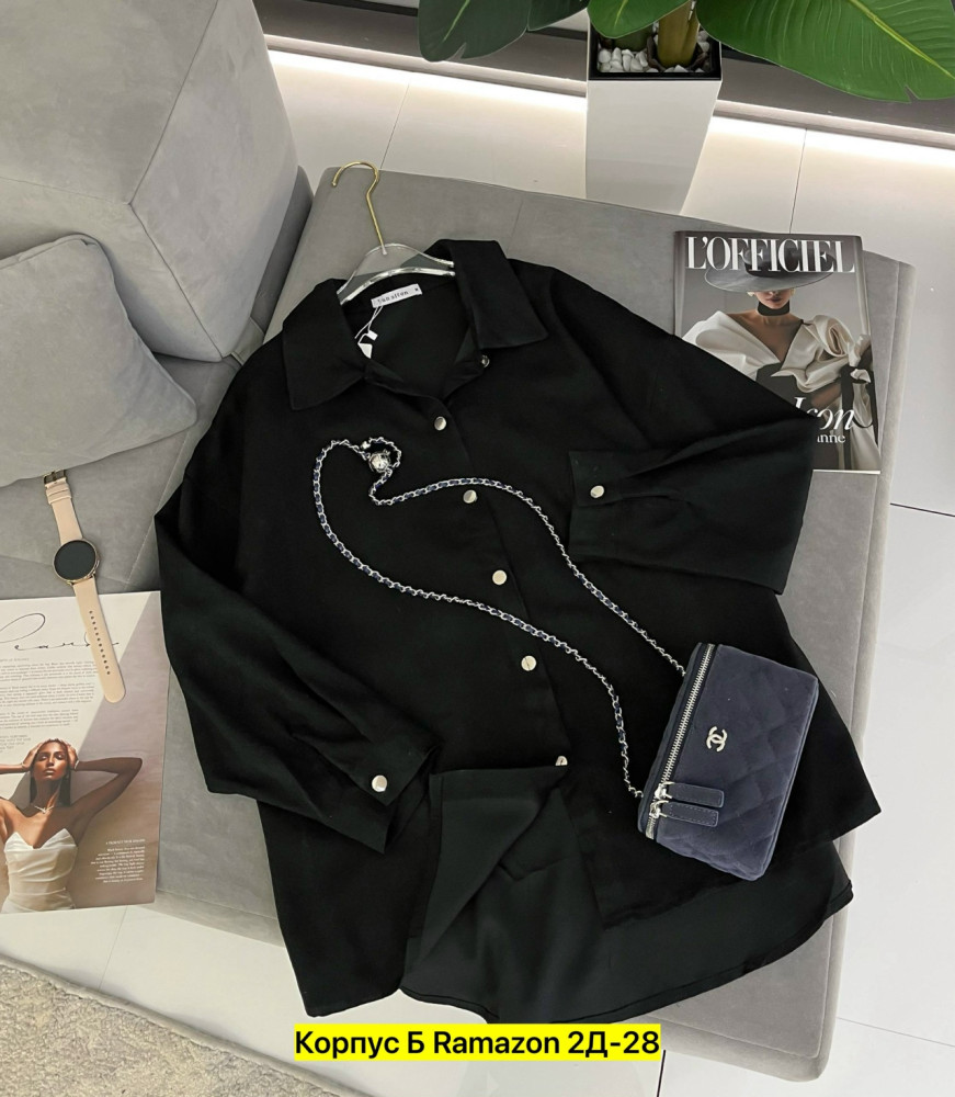 Женская рубашка черная купить в Интернет-магазине Садовод База - цена 500 руб Садовод интернет-каталог