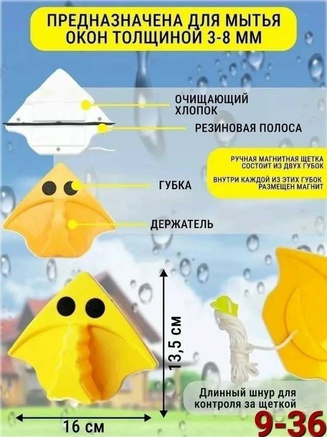 Щетка для мытья окон купить в Интернет-магазине Садовод База - цена 250 руб Садовод интернет-каталог