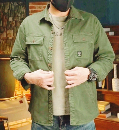 🔥🔥🔥Высокое качество       👕👕👕 Мужская джинсовая рубашка с длинным рукавом САДОВОД официальный интернет-каталог