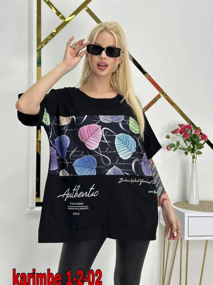 Женская футболка черная купить в Интернет-магазине Садовод База - цена 299 руб Садовод интернет-каталог
