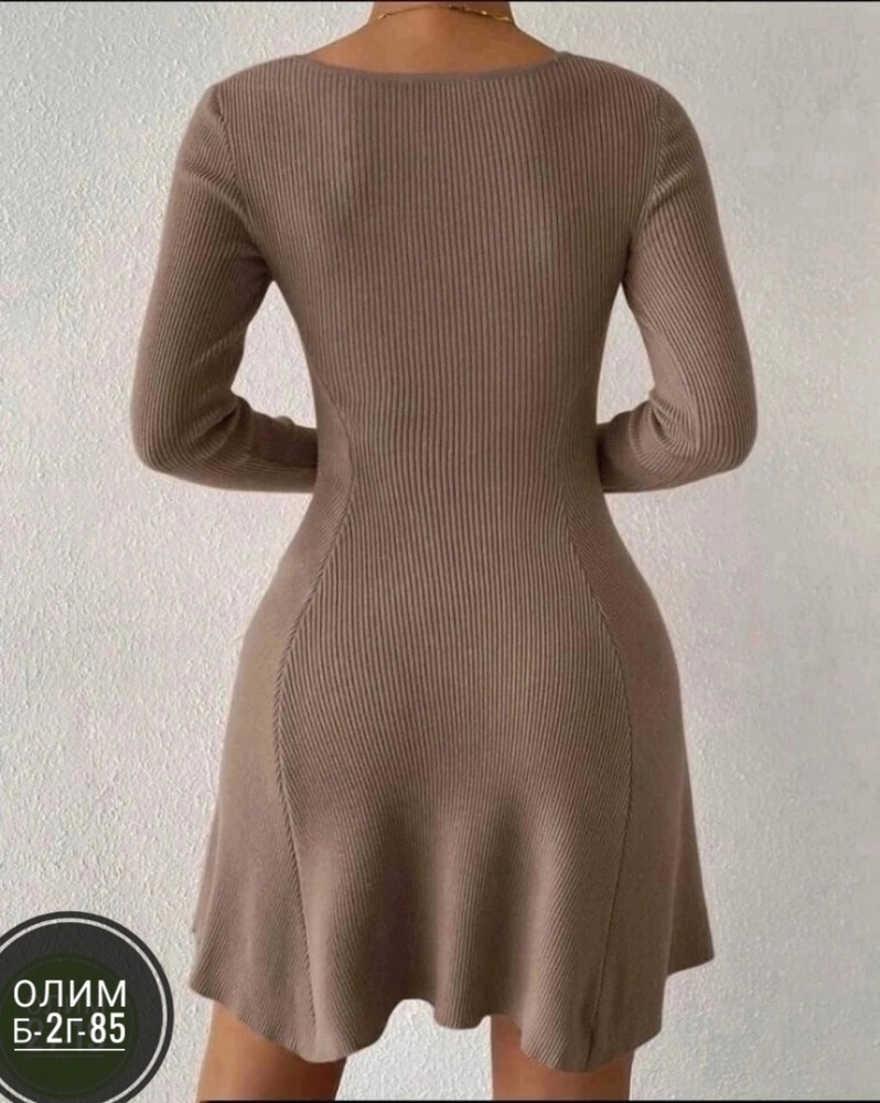 Платье коричневое купить в Интернет-магазине Садовод База - цена 650 руб Садовод интернет-каталог