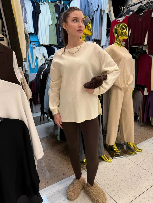 Лонгслив молочный купить в Интернет-магазине Садовод База - цена 1000 руб Садовод интернет-каталог