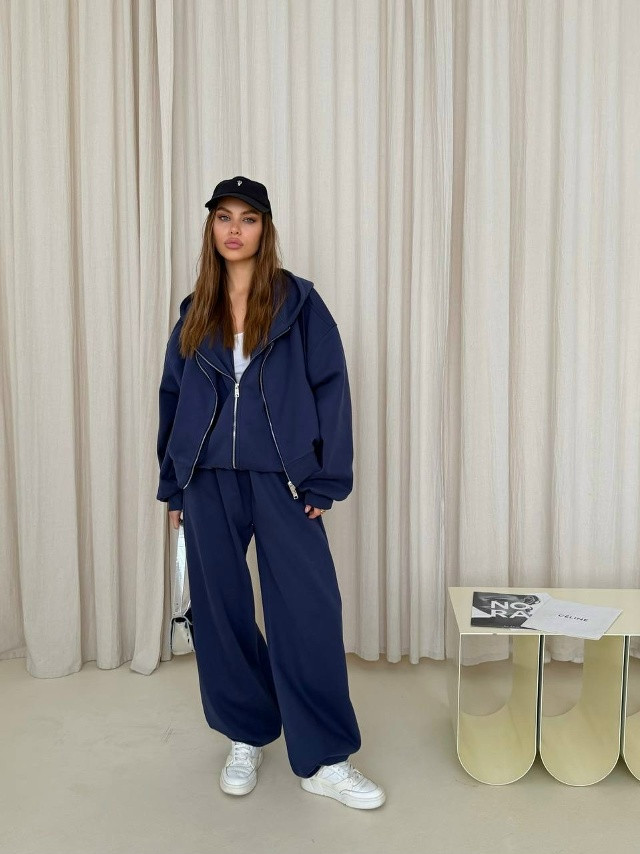 Женский костюм темно-синий купить в Интернет-магазине Садовод База - цена 3000 руб Садовод интернет-каталог