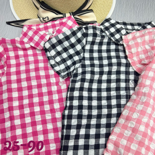 Легкая повседневная рубашка на пуговицах для девочки САДОВОД официальный интернет-каталог