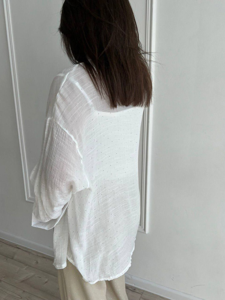 Женская рубашка белая купить в Интернет-магазине Садовод База - цена 1300 руб Садовод интернет-каталог
