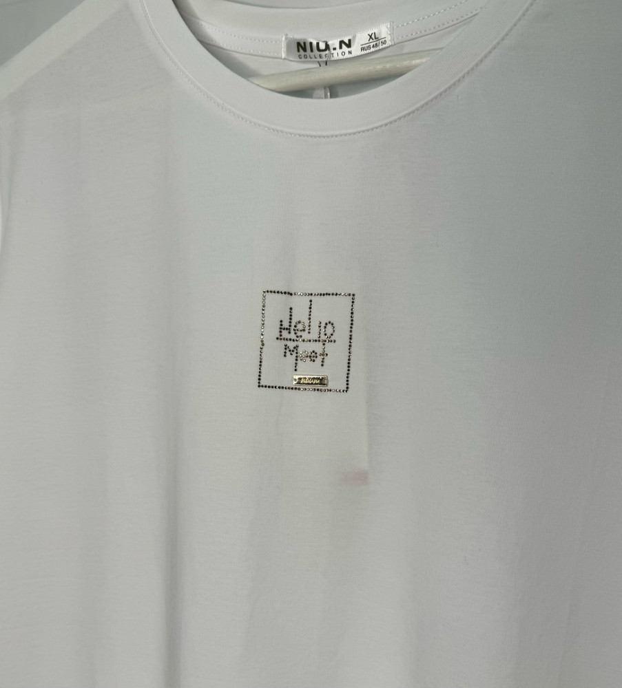 Женская футболка белая купить в Интернет-магазине Садовод База - цена 1050 руб Садовод интернет-каталог
