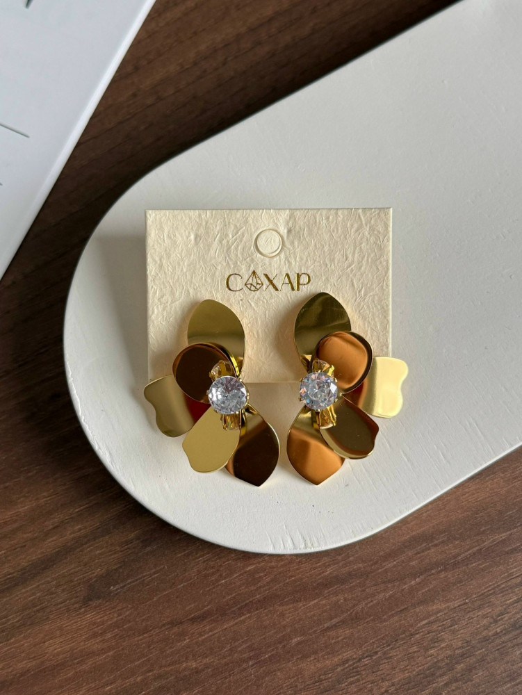 🤍 Массивные серьги купить в Интернет-магазине Садовод База - цена 350 руб Садовод интернет-каталог