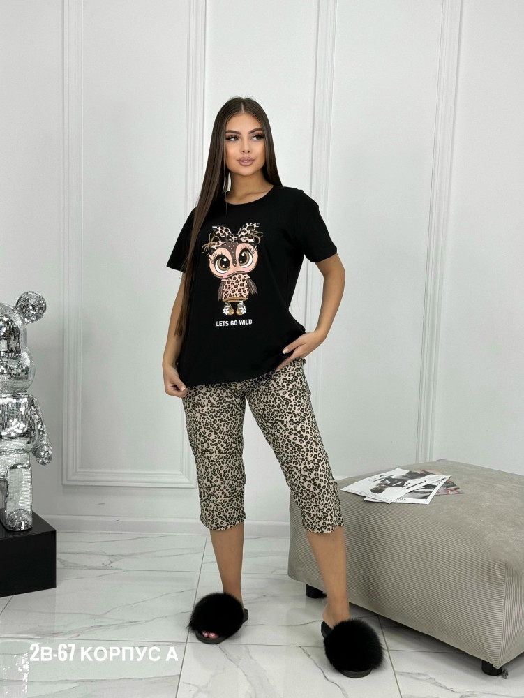 пижама черная