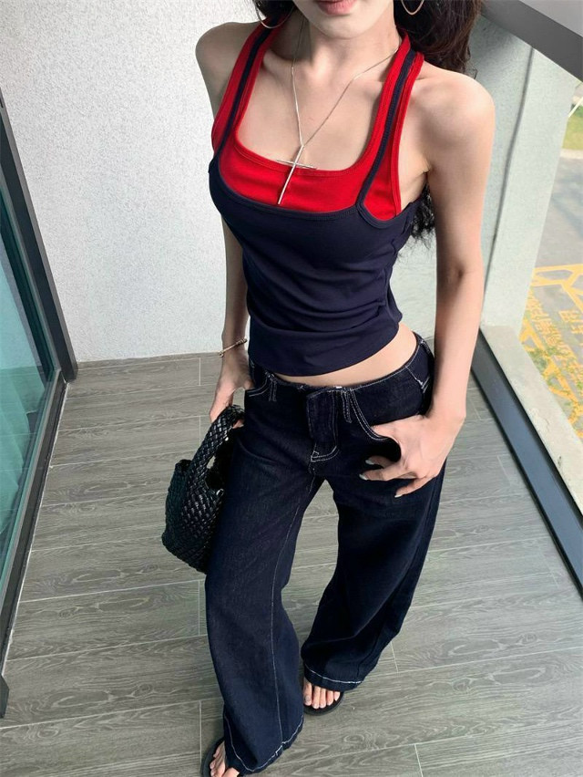 Женская майка синяя купить в Интернет-магазине Садовод База - цена 900 руб Садовод интернет-каталог