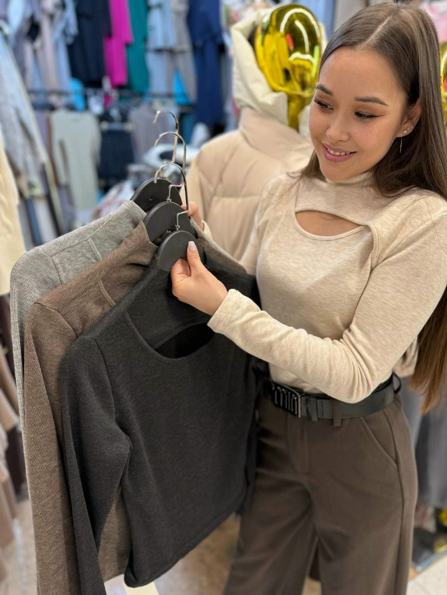 лонгслив серый купить в Интернет-магазине Садовод База - цена 700 руб Садовод интернет-каталог