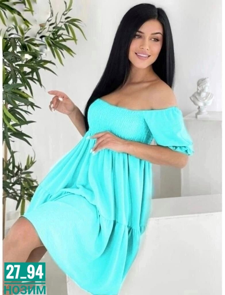 Платье голубое купить в Интернет-магазине Садовод База - цена 700 руб Садовод интернет-каталог