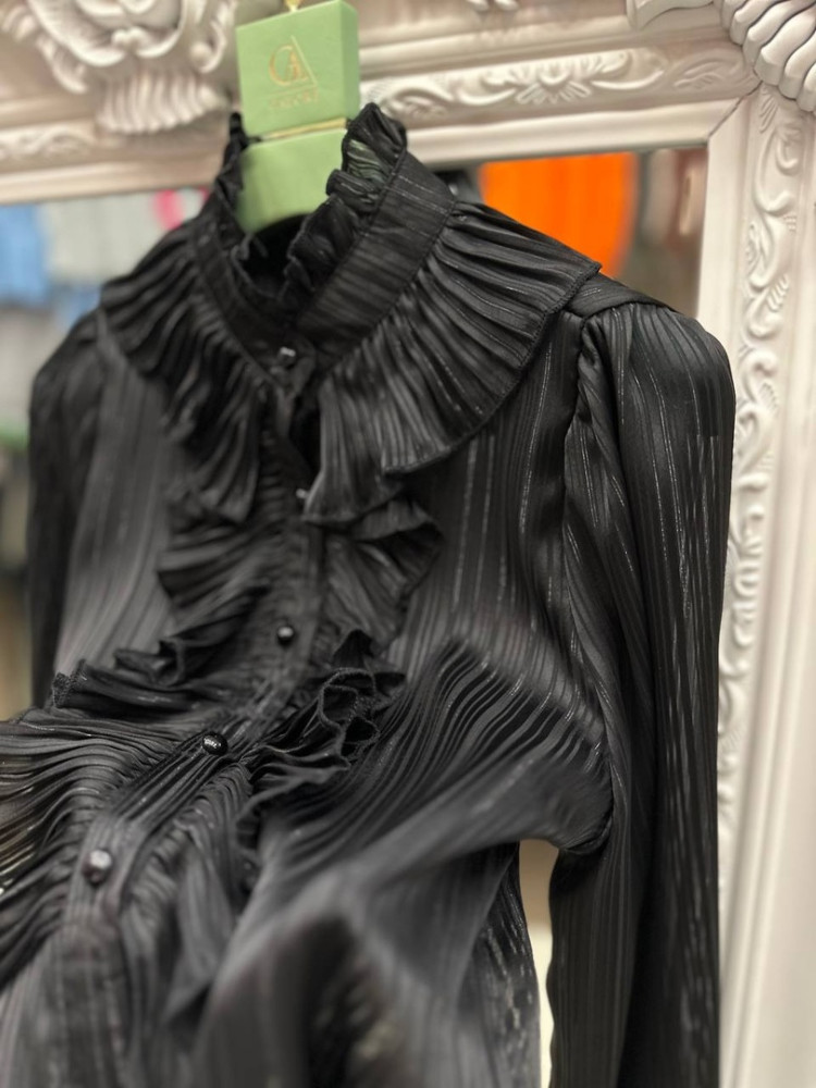 Блузка черная купить в Интернет-магазине Садовод База - цена 1650 руб Садовод интернет-каталог