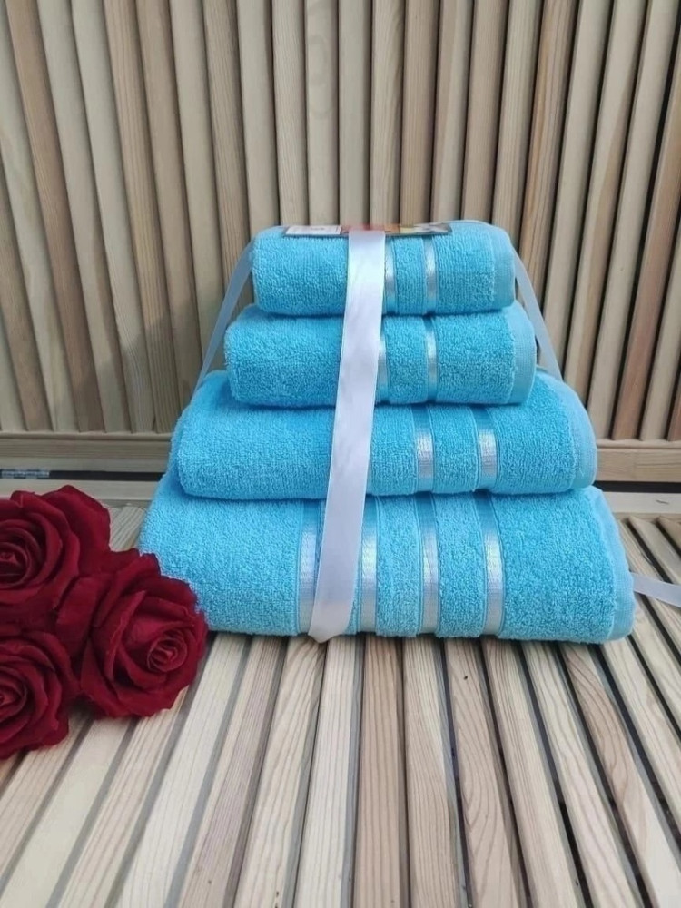Комплект из четырёх полотенца ⭐️💫 купить в Интернет-магазине Садовод База - цена 700 руб Садовод интернет-каталог