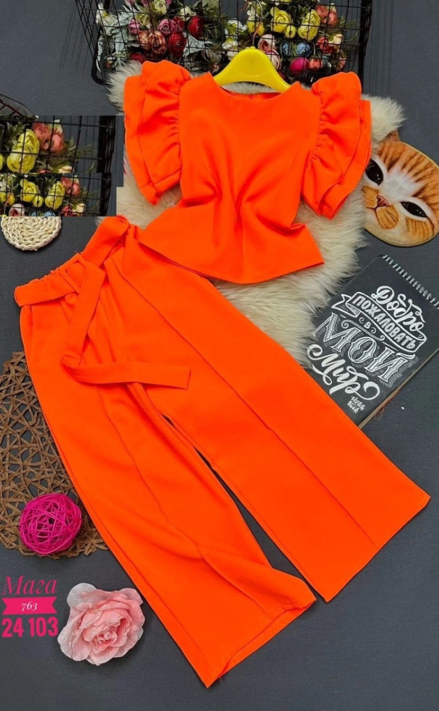 Детский костюм оранжевый купить в Интернет-магазине Садовод База - цена 900 руб Садовод интернет-каталог