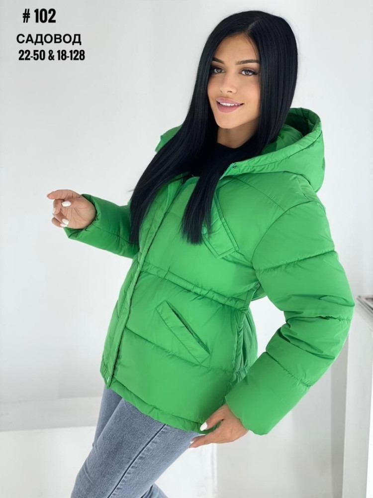 Куртка женская зеленая купить в Интернет-магазине Садовод База - цена 1600 руб Садовод интернет-каталог