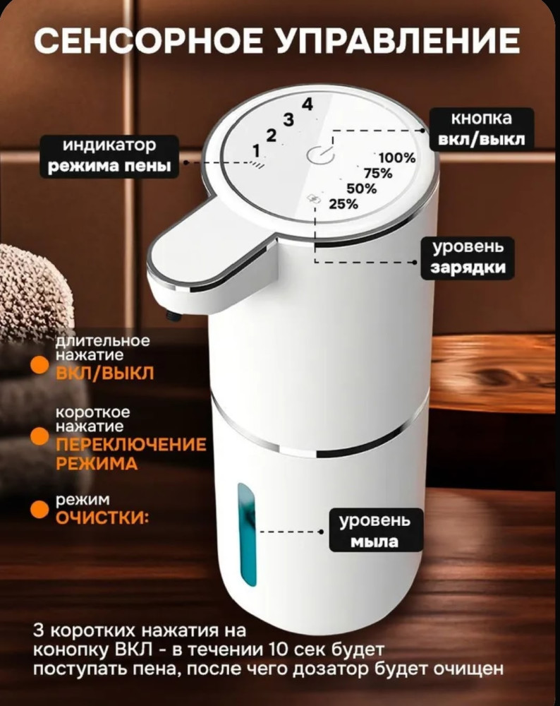 Дозатор для жидкого мыла сенсорный купить в Интернет-магазине Садовод База - цена 450 руб Садовод интернет-каталог