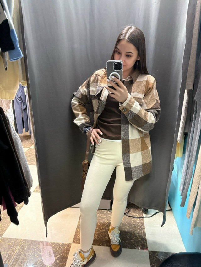 Женская рубашка коричневая купить в Интернет-магазине Садовод База - цена 1300 руб Садовод интернет-каталог