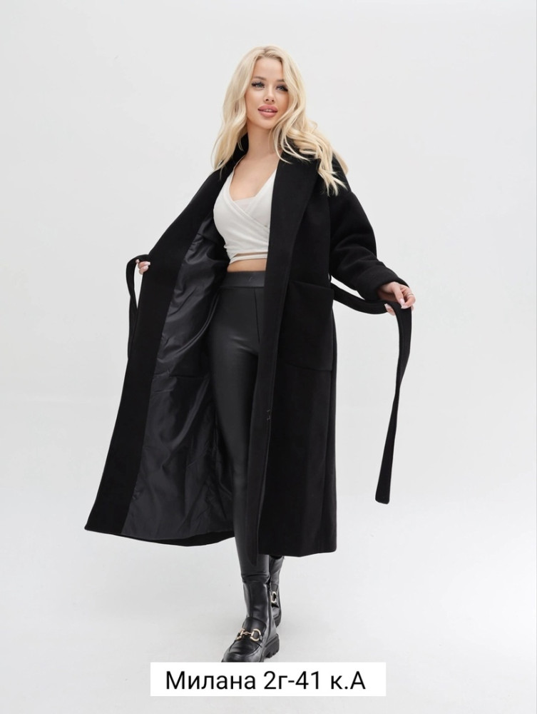 Женское пальто черное купить в Интернет-магазине Садовод База - цена 2400 руб Садовод интернет-каталог