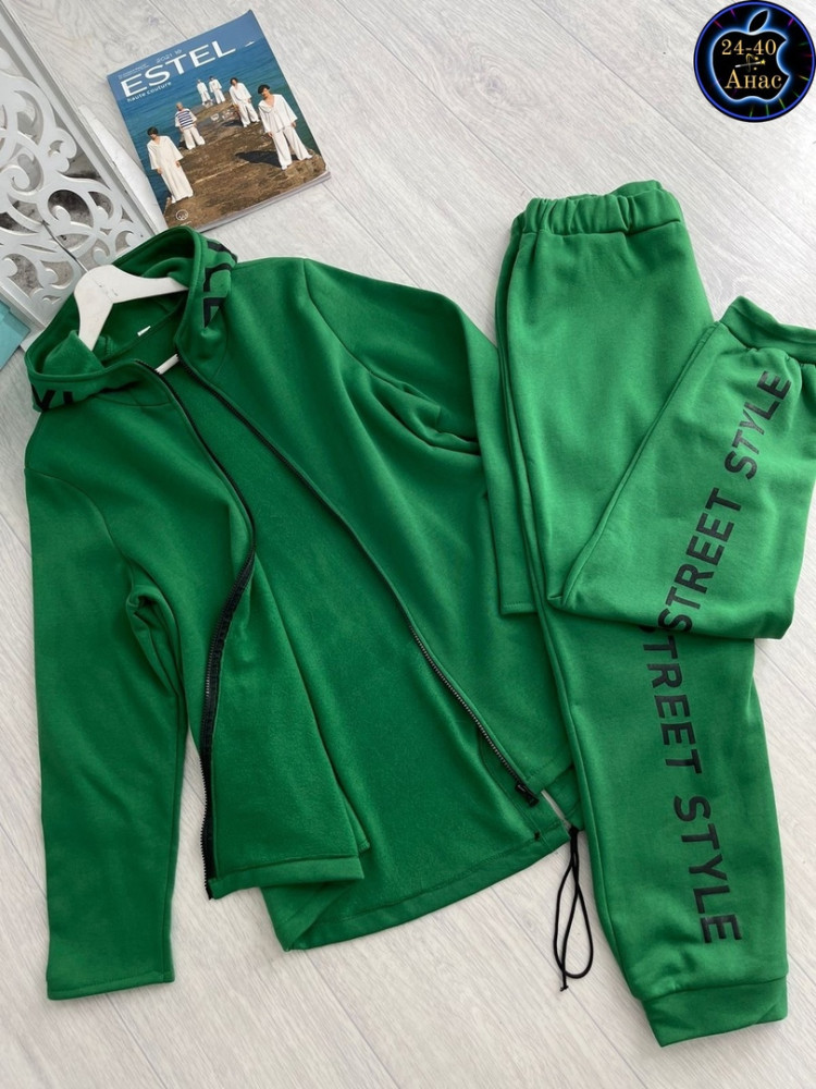 Спортивный женский костюм зеленый купить в Интернет-магазине Садовод База - цена 1300 руб Садовод интернет-каталог